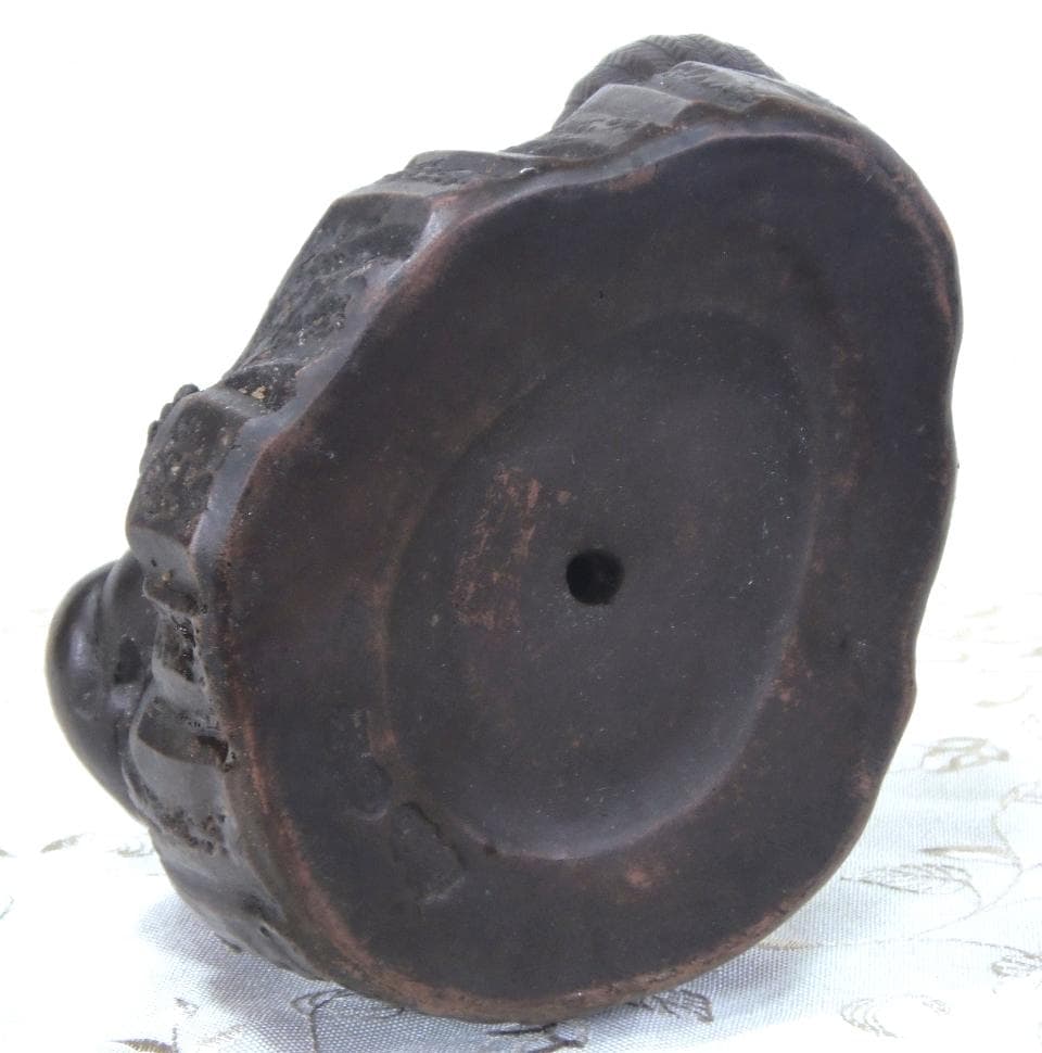 高さ208mm 古備前 置物 七福神 恵比寿 備前焼 蛭子 戎 胡 夷 縁起物