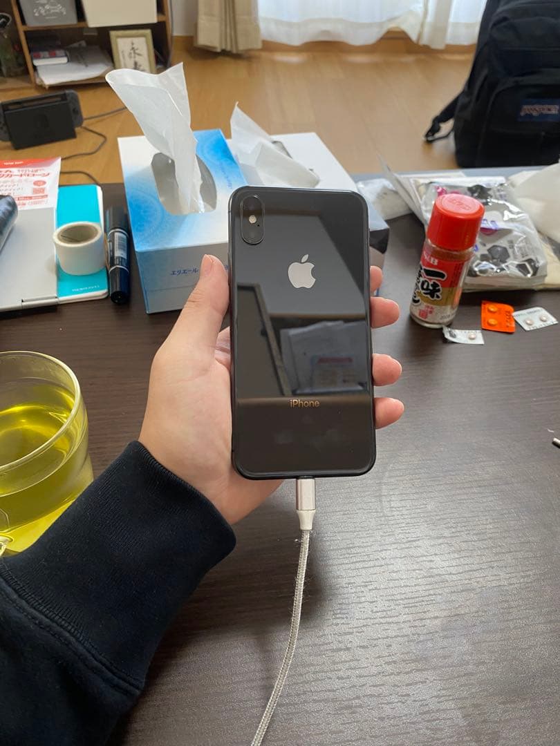 Apple iPhone X スペースグレー 本体