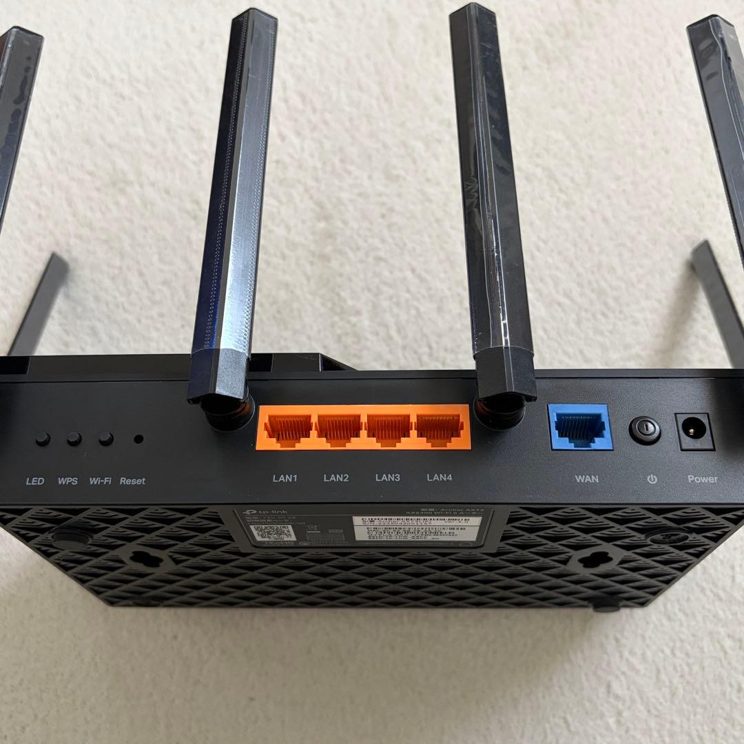 TP-Link WiFi6 ルーター AX73＋RE600X 中継機