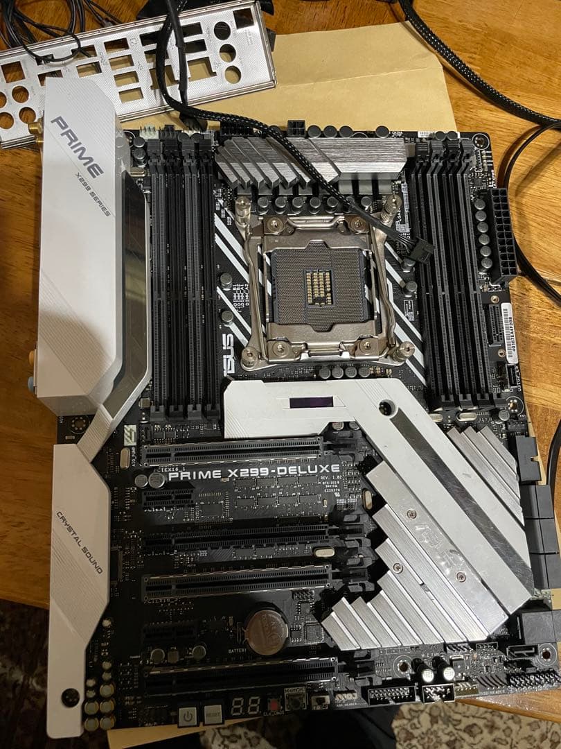 ASUS X299 deluxe coolermaster簡易水冷セット