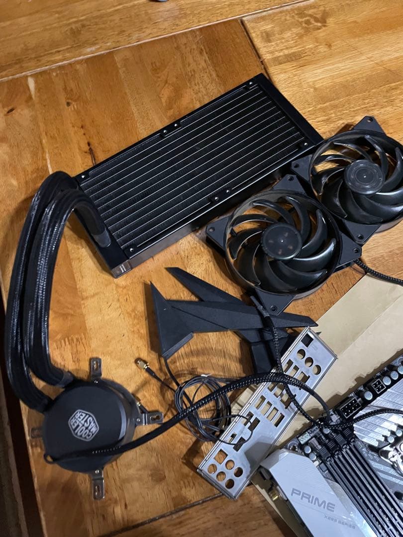 ASUS X299 deluxe coolermaster簡易水冷セット
