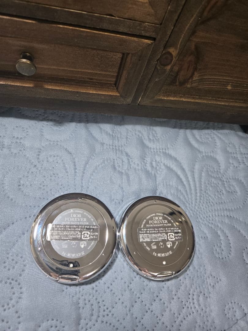Dior Forever Powder ベージュとホワイト