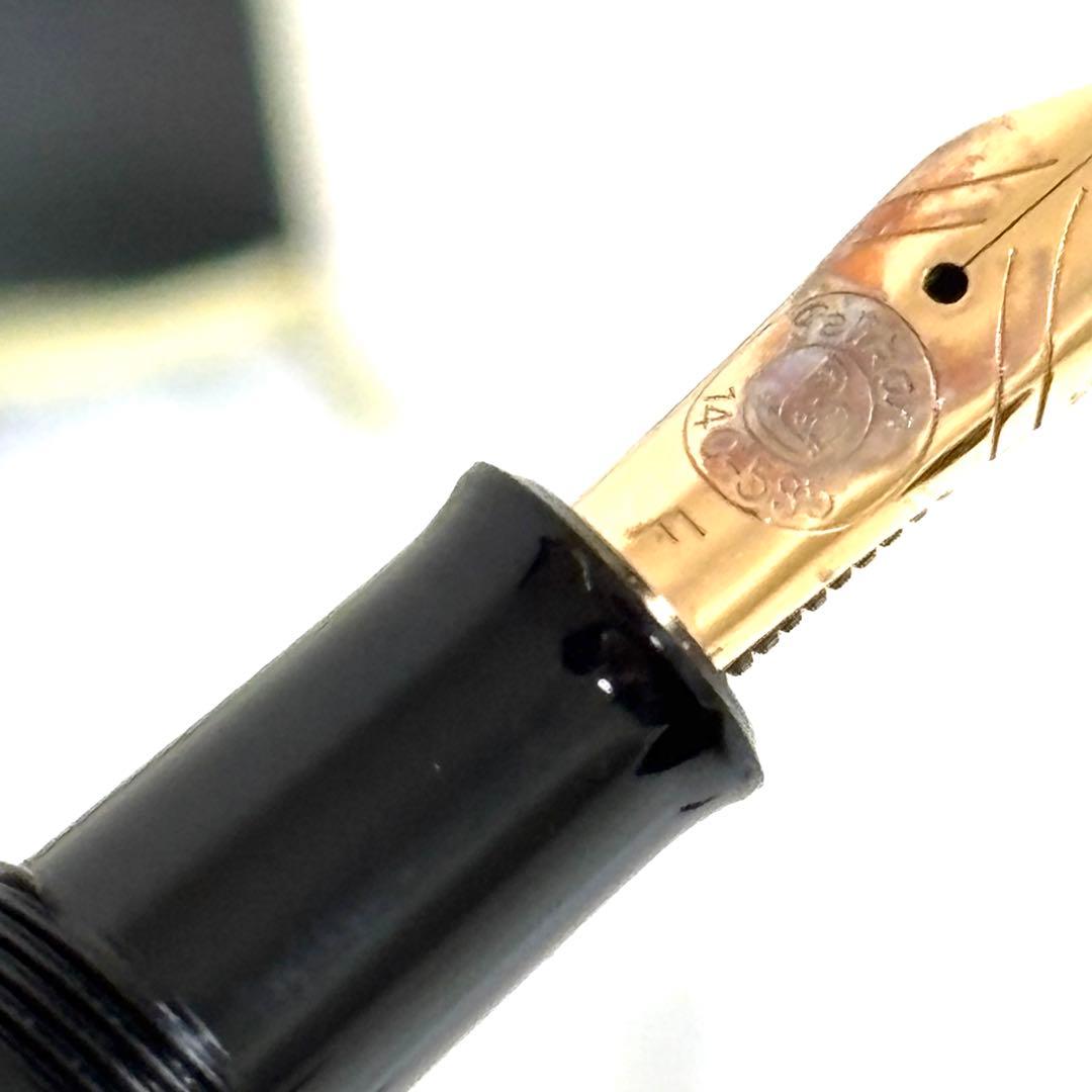 【未使用級】Pelikan M400 万年筆 14C-585 F 細字 箱付