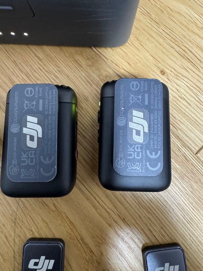 DJI Mic 2（トランスミッター×2 + 充電ケース）動作確認