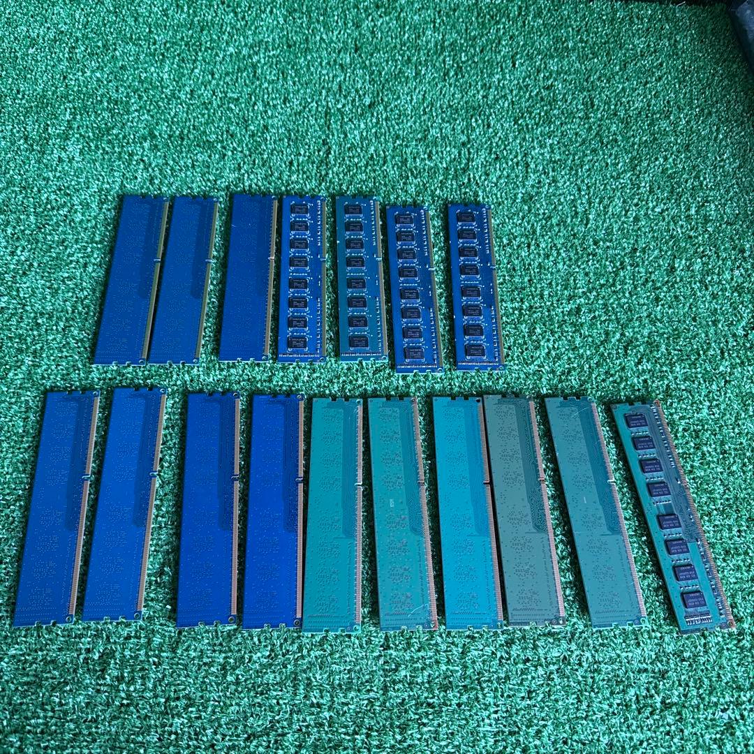 ネ235】hynix/ELPIDA/Samsungなど 2GBx17枚 メモリー