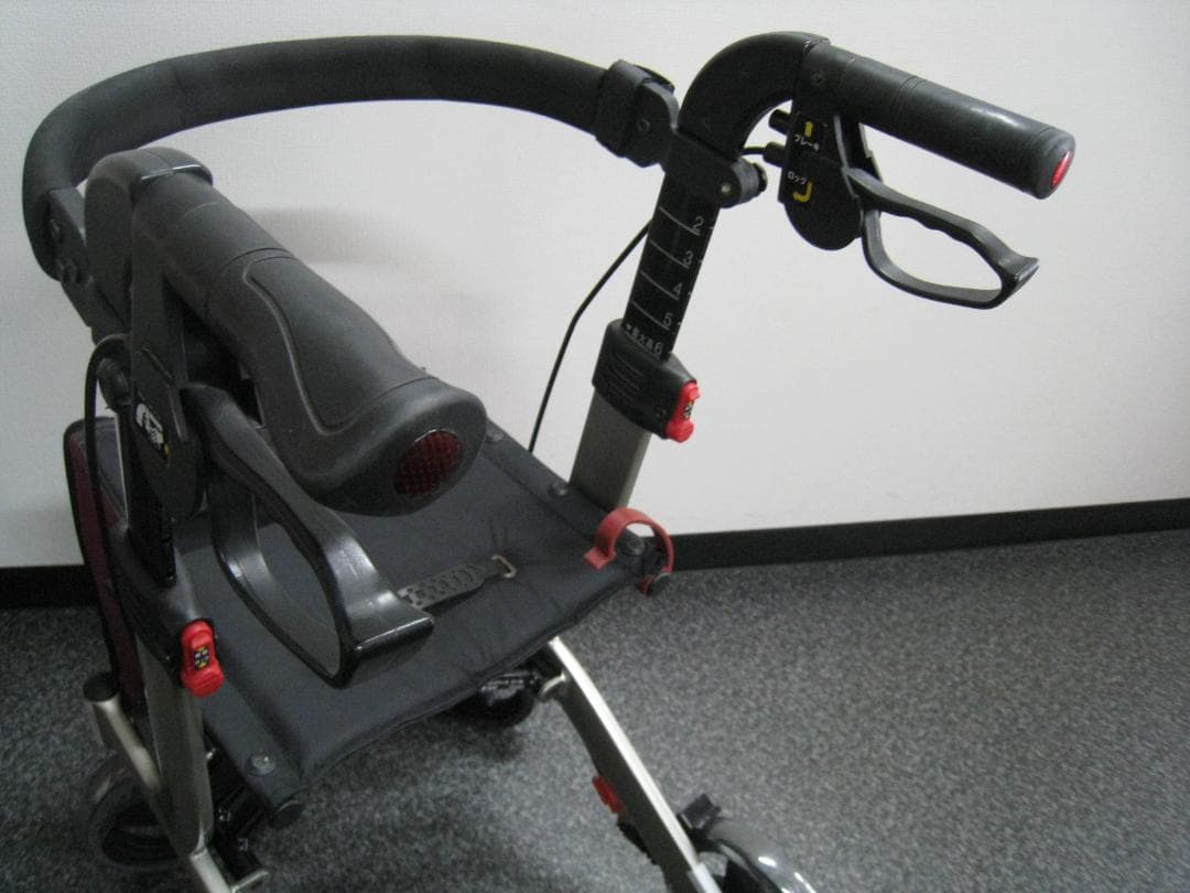 介護用品 歩行車 リトルターン ハイタイプ アロン化成 安寿 リハビリ ⑤