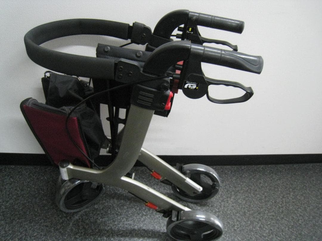 介護用品 歩行車 リトルターン ハイタイプ アロン化成 安寿 リハビリ ⑤