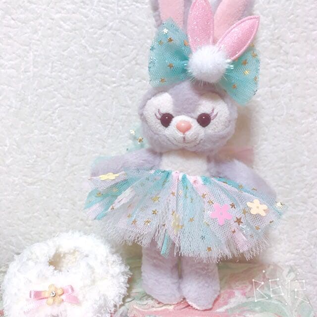 ステラルー♡コスチューム♡ぬいば♡ピンクグリーン♡イースターうさみみ