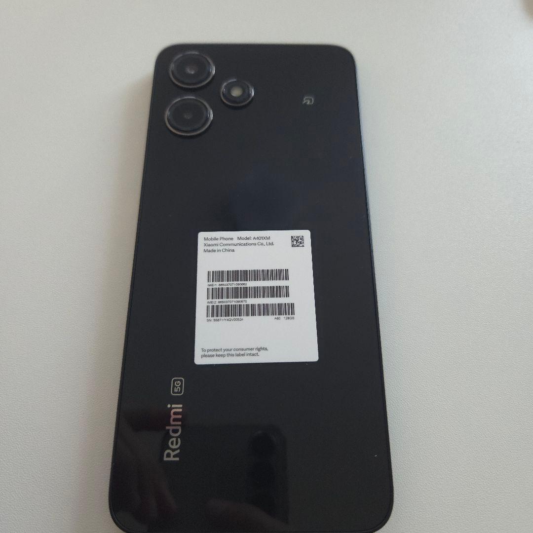 美品 Redmi 12 5g アンドロイド15 シムフリー スマホ本体 82