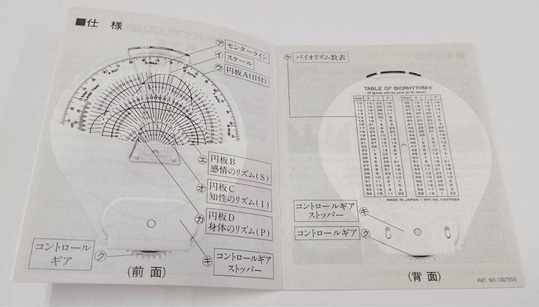 【稀少品！残り1個！】政木式バイオリズム計　工学博士　政木和三　占い　開運　健康