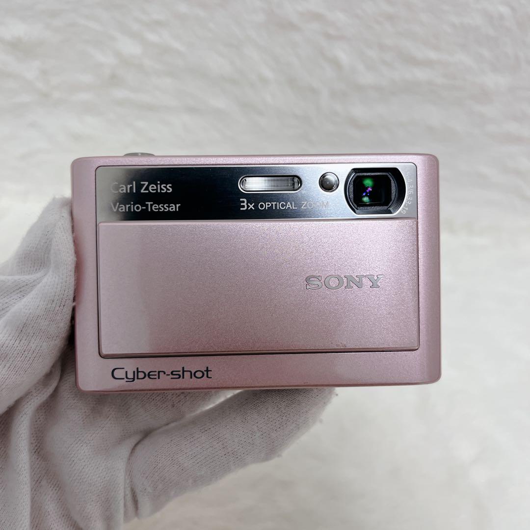 【美品】SONY Cyber-shot DSC-T20 ピンク コンデジ