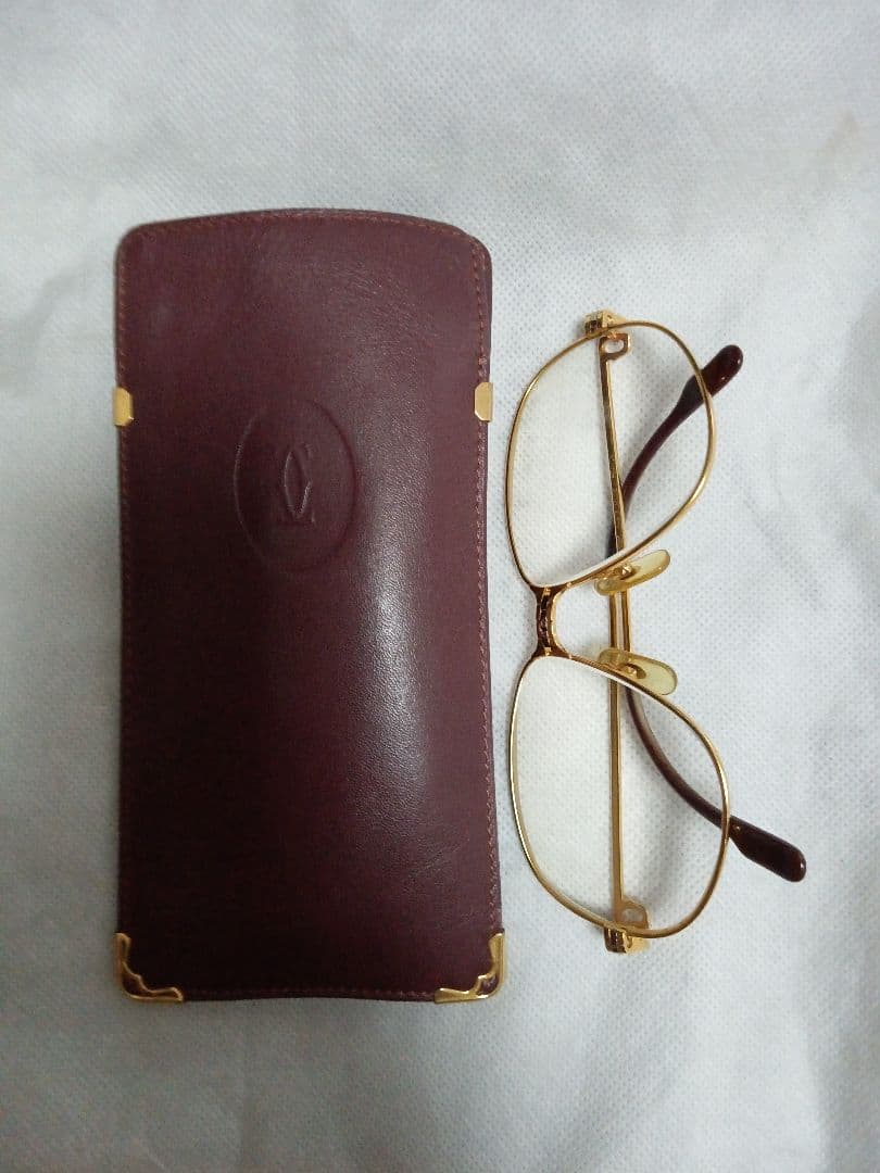k*k様 Cartier ゴールド ダブルブリッジ メガネ