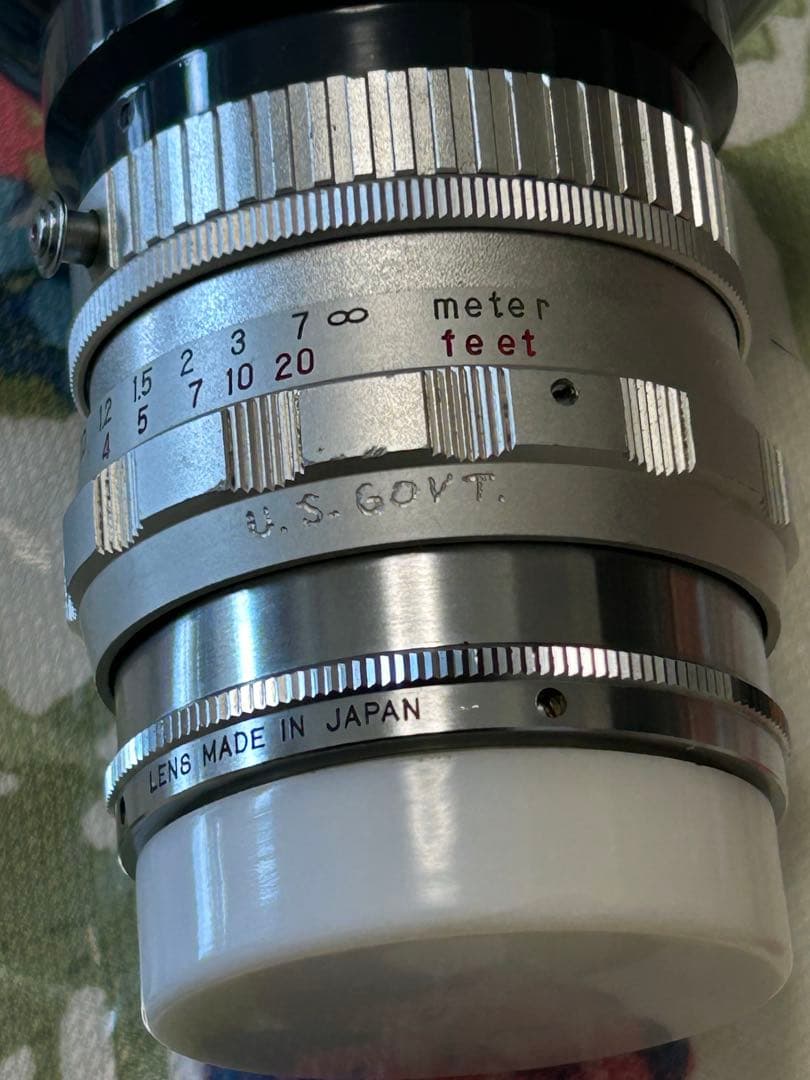 希少　FUJITA 52mm f/3.5 US Govt. silver