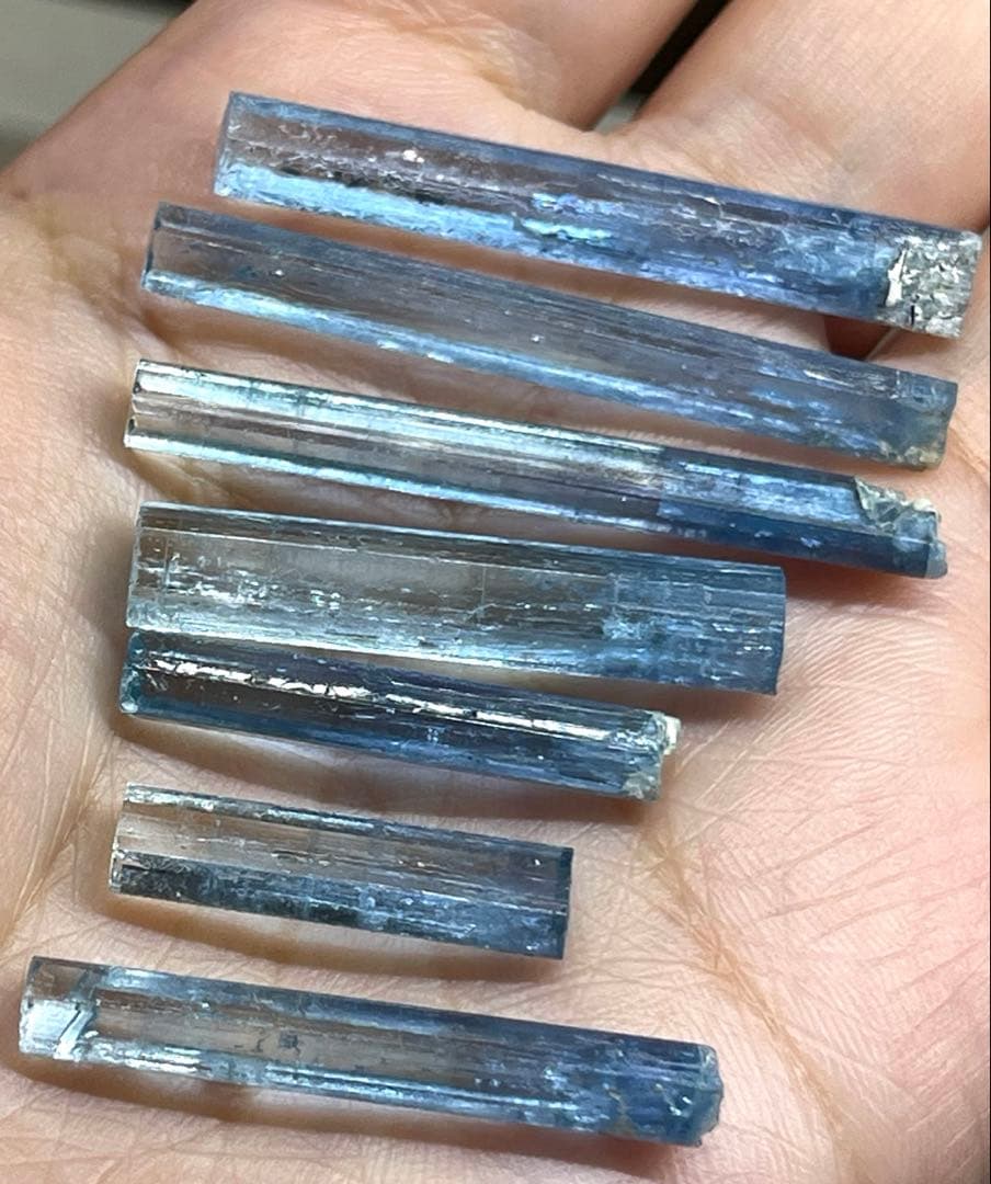 天然アクアマリン7点セット52カラット　(10.40g)