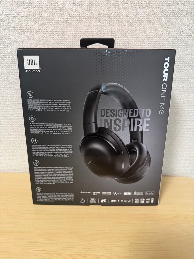 【極美品】JBL Tour One M3 ワイヤレスヘッドホン黒＊お値下げ不可❌