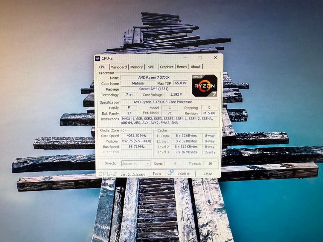 PCパーツ一式Ryzen7 3700X+B550M Pro4+DDR4 32GB