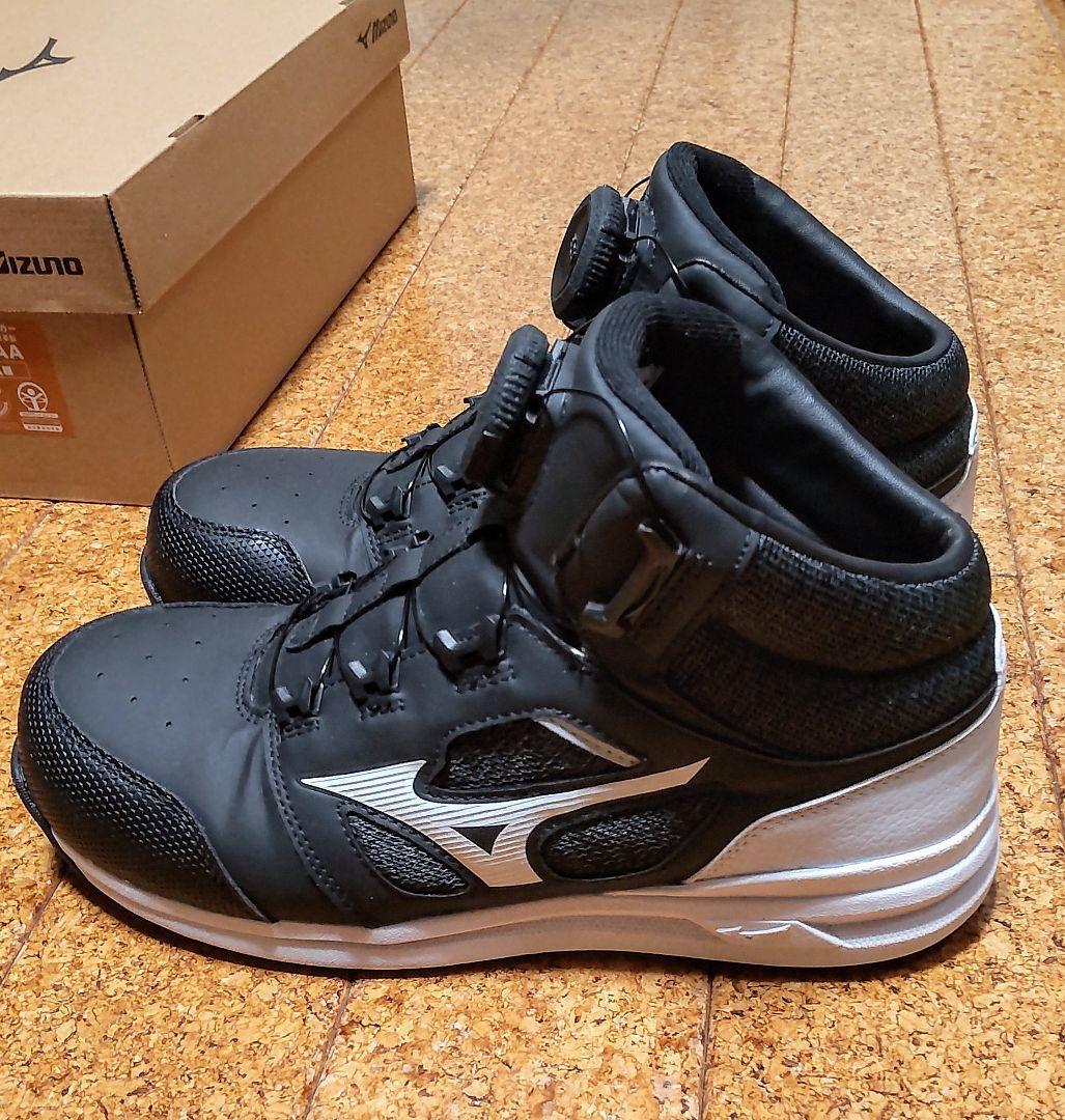 最終値下げ中 MIZUNO オールマイティ黒 26㎝安全靴 LSⅡ73M BOA