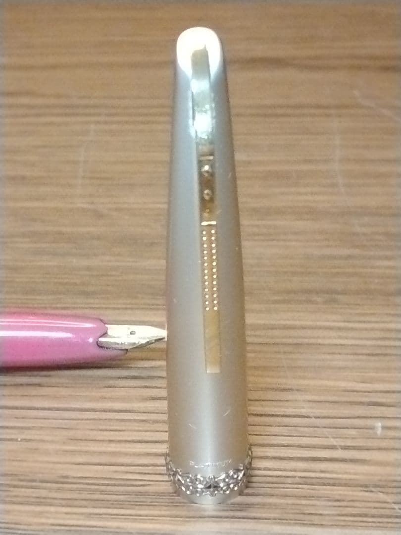 プラチナ　platinum　万年筆 18Kゴールド　現状品