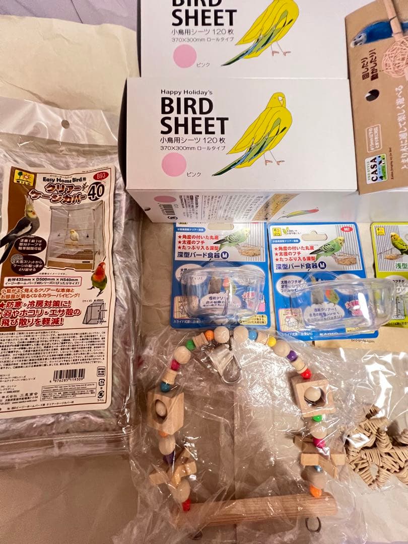お値下げ中12/31まで 小鳥用品まとめ売りセット③ セキセイインコ