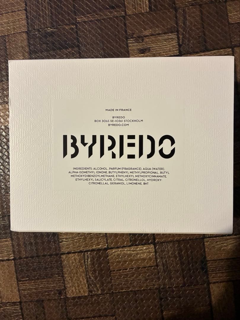 【新品未開封】BYREDO BLANCHE Eau de Parfum