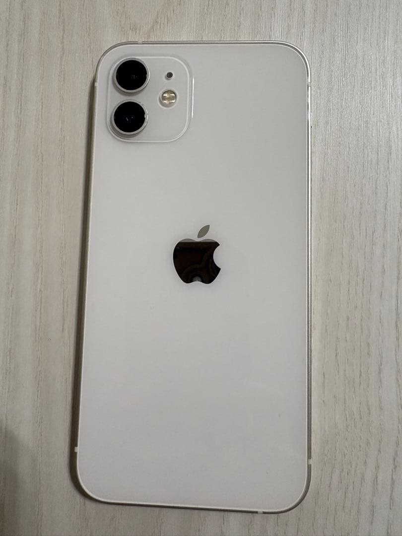 iPhone 12 ホワイト128GB SIMフリー箱ケーブルガラスフィルム付