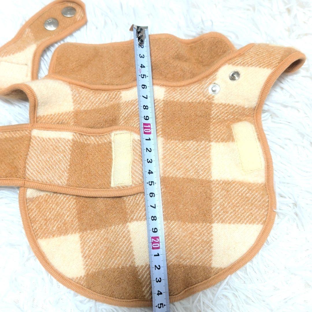 極美品 HERMES ドッグウェア S ブラウン チェック