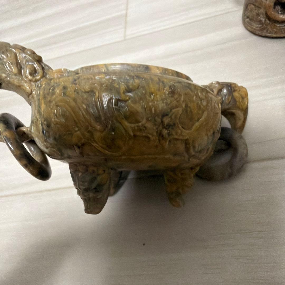 香炉　レトロ　時代不明　割れあり。 時代不明