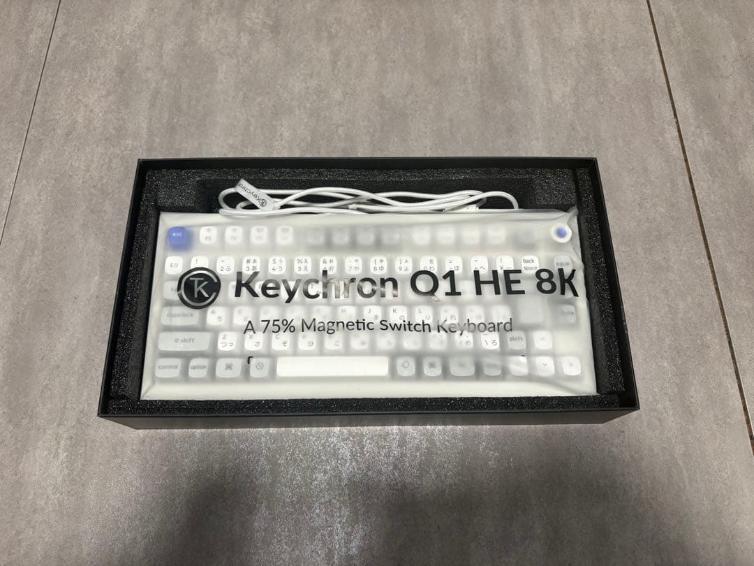keychron Q1 HE 8K メカニカルキーボード　有線専用キーボード