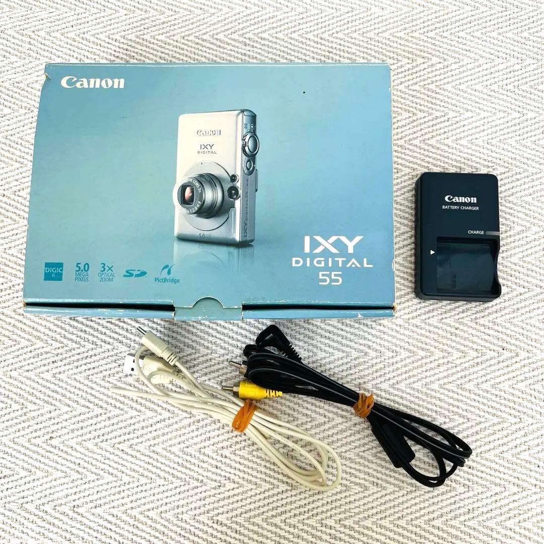 【動作確認済】 Canon IXY DIGITAL 55　シルバー