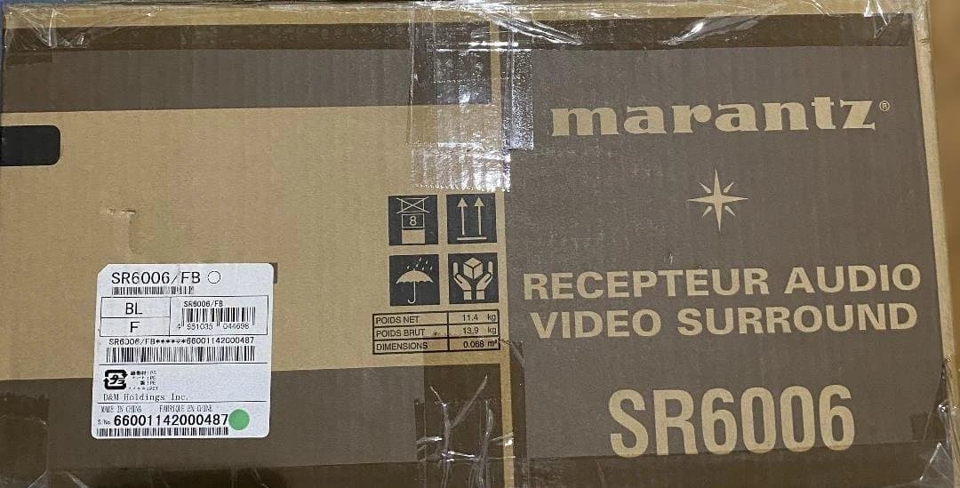 Marantz AVアンプ SR6006 ブラック+EQ-10 2台のセット