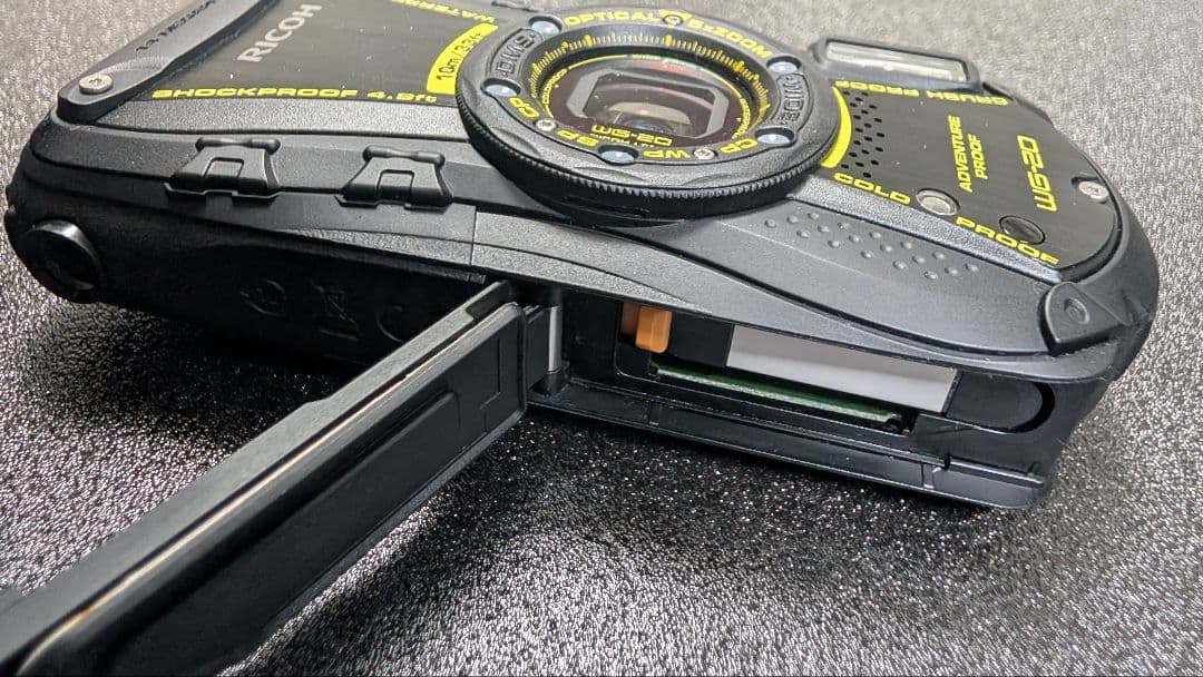 【動作品】RICOH WG-20 防塵防滴アウトドアコンデジ+各種マウントセット