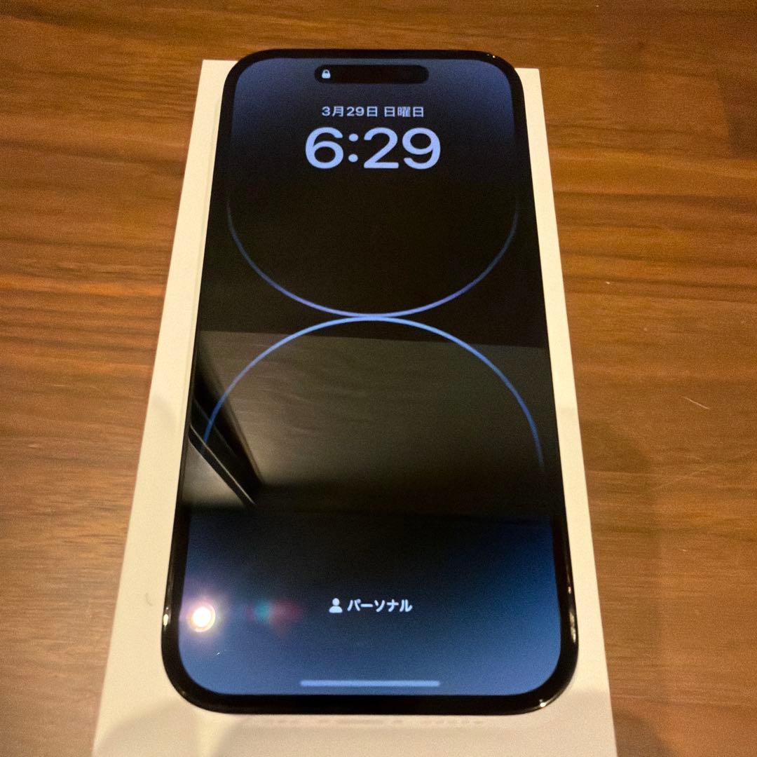 新品同様iPhone 14 Pro スペースブラック 128GB 電池残100%