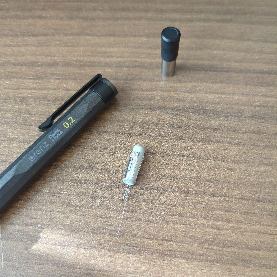 オレンズネロ限定色ガンメタル0.2mm オレンズネロ芯ケース