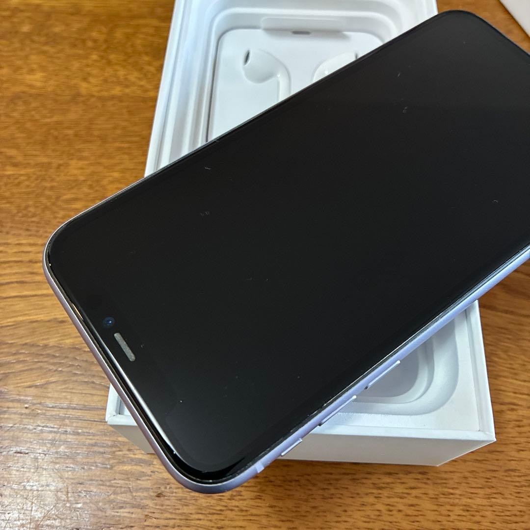 Apple iPhone 11 ラベンダー 本体 EarPods付き