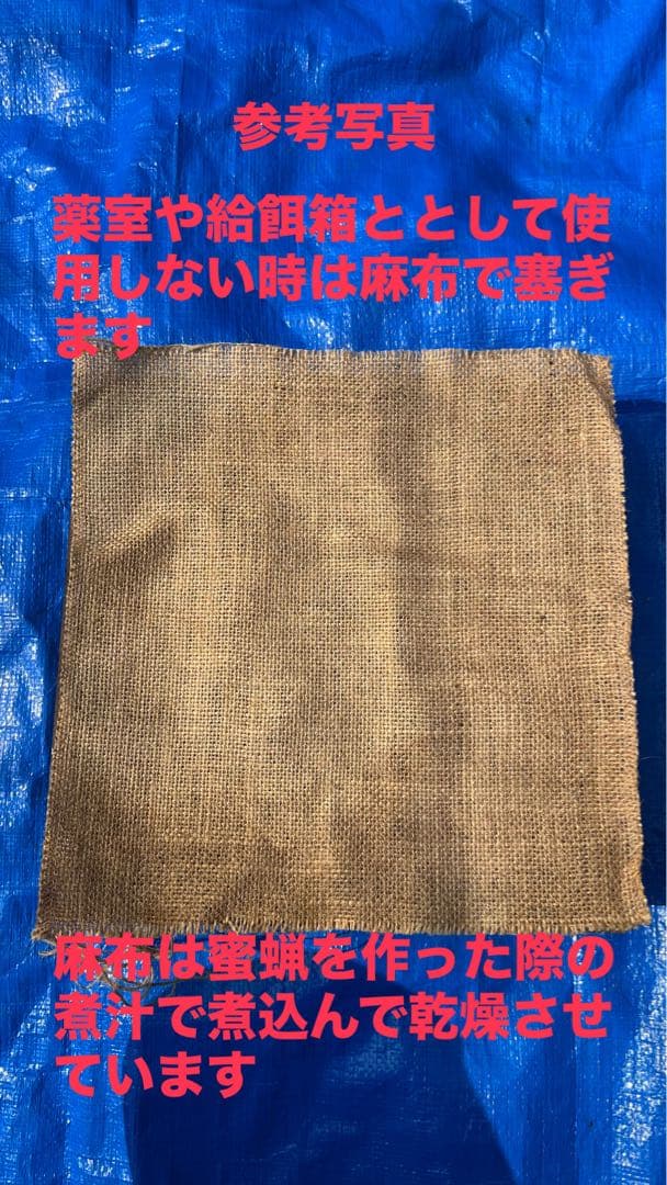 ニホンミツバチ　待箱　板厚3cm　重箱式巣箱　営巣用巣箱3段