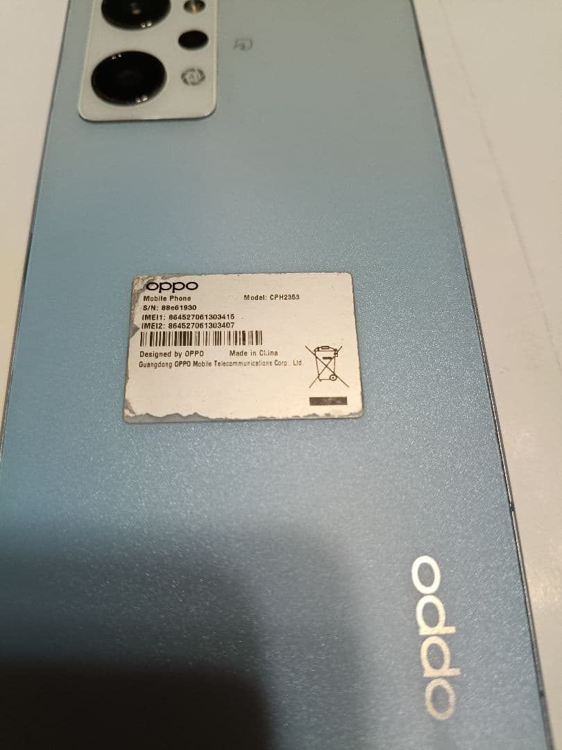 OPPO Reno7 A 本体　箱あり