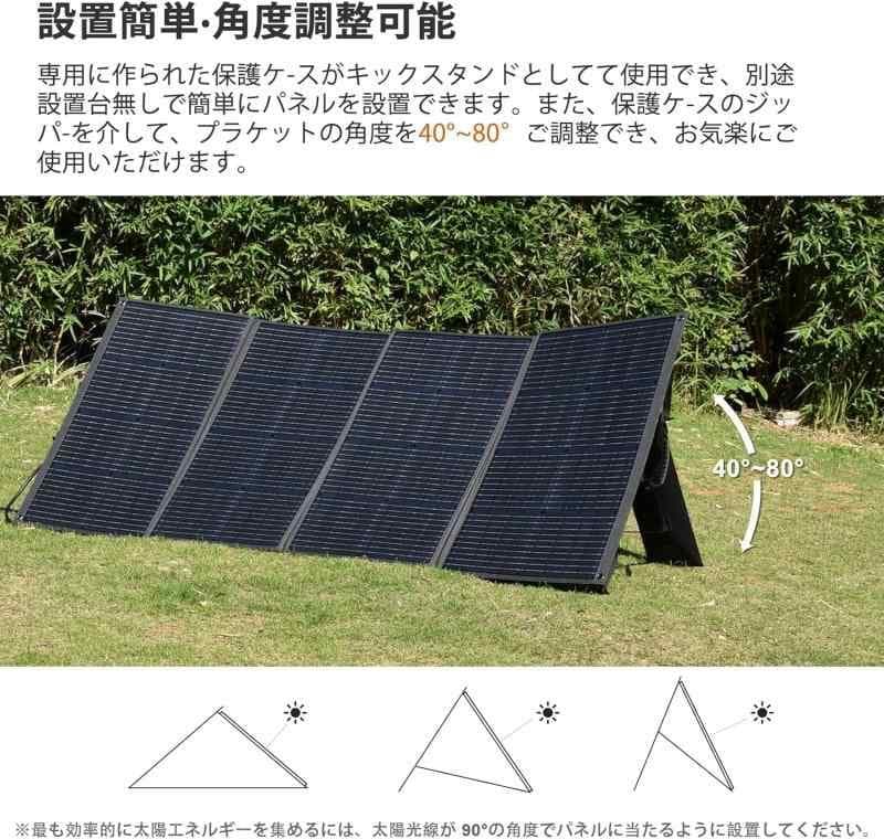 ポータブル電源 2048Wh ＋ 折りたたみソーラーパネル 200W 新品未開封