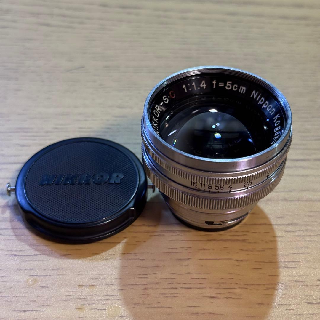 【作例あり】NIKKOR-S•C 5cm f1.4 キィートスOH済