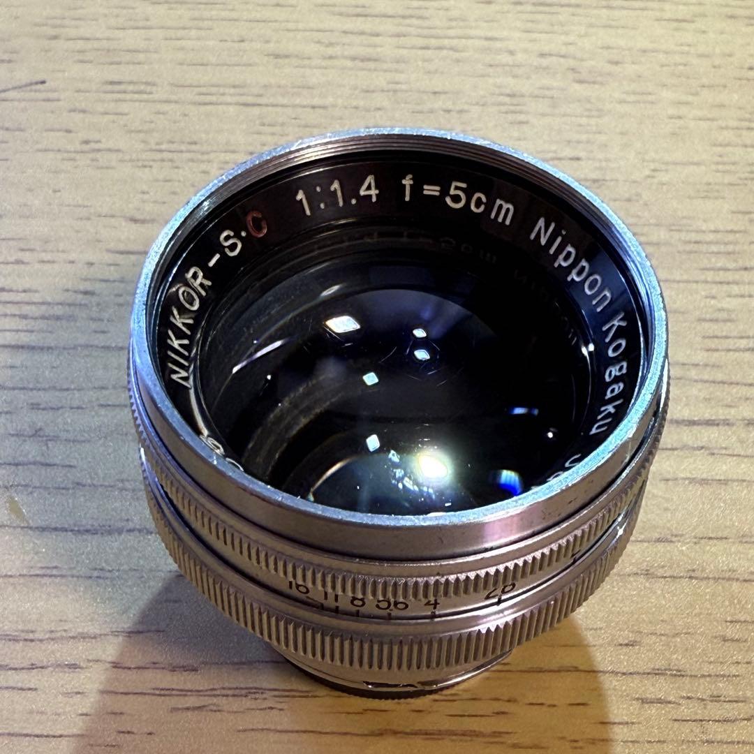 【作例あり】NIKKOR-S•C 5cm f1.4 キィートスOH済