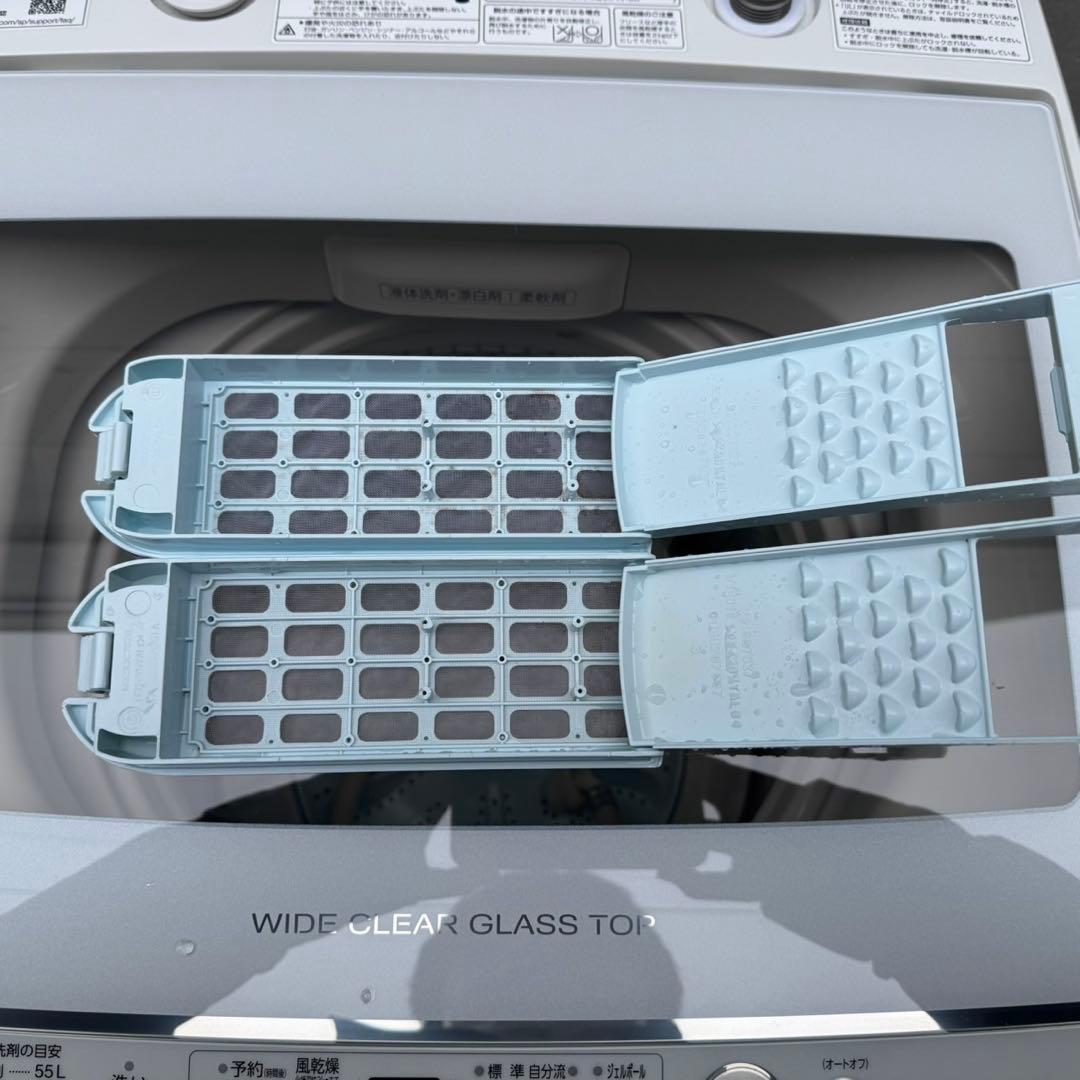 378⭐️2021年製美品★アクア　洗濯機　7KG 大型　インバーター　一人暮らし