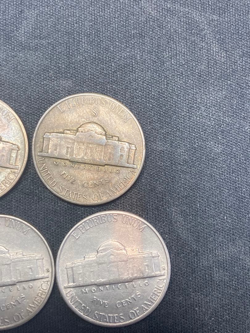 ジェファーソン 銀貨　jefferson silver coin 1940年代②