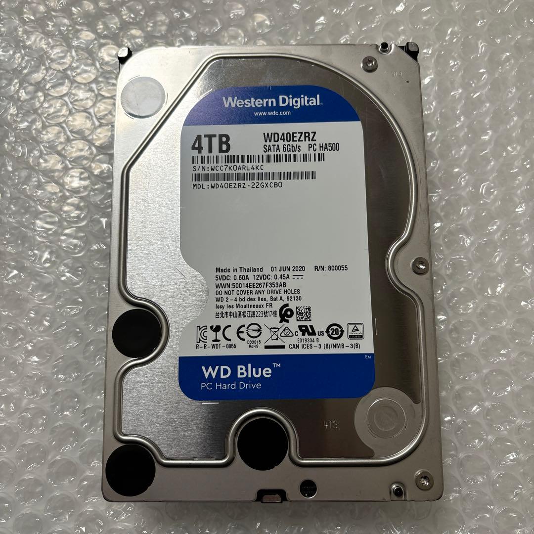 WD Blue 4TB HDD WD40EZRZ (正常判定)