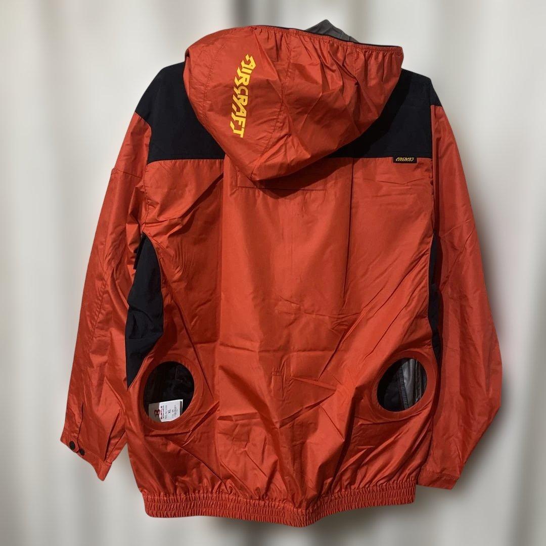Burtle AIRCRAFT 空調服 XL オレンジ/黒