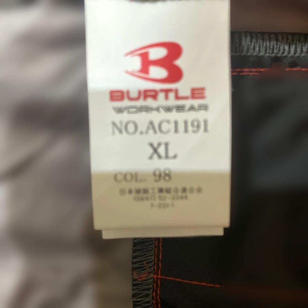 Burtle AIRCRAFT 空調服 XL オレンジ/黒