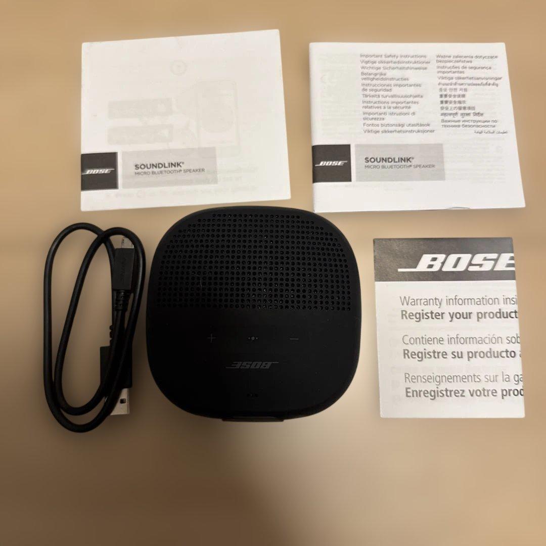 【値下げします！】BOSE SOUNDLINK MICRO ブラック