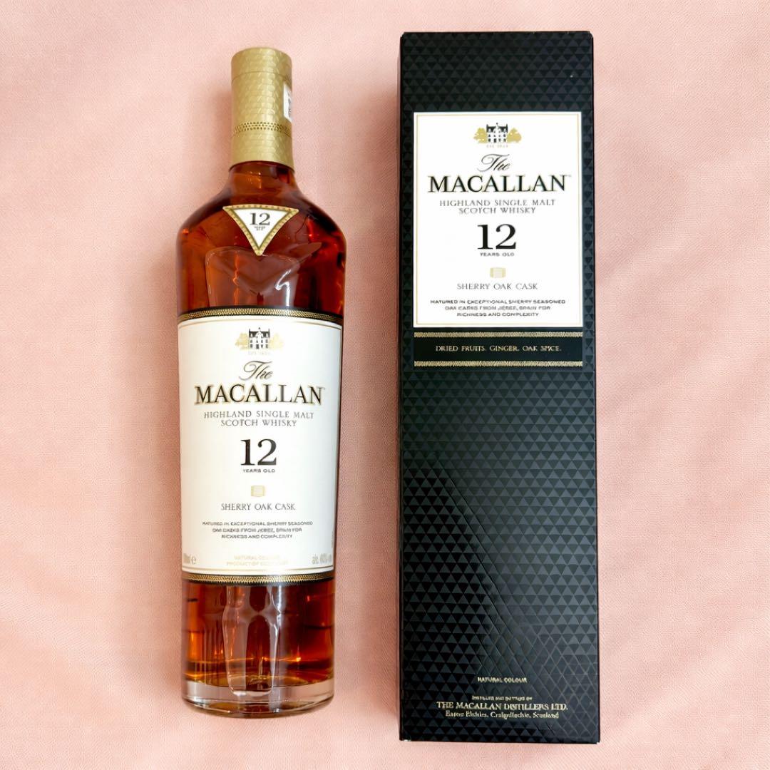 The Macallan マッカラン 12年 シェリーオークカスク 700ml