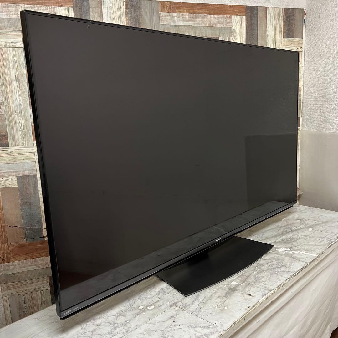 全国送料込❣️シャープ60型4Kチューナー内蔵晶テレビWチューナー外付HDD対応