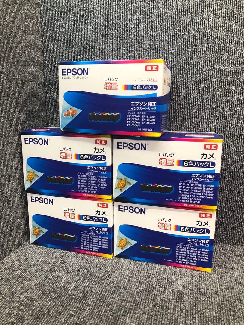 EPSON エコタンク用 カラーカートリッジ 6パック かめ 8箱