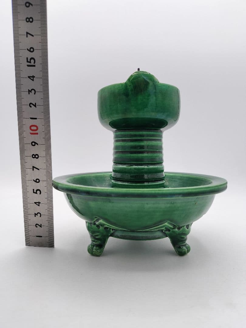 d137 小燈 青楽 紙箱 茶道具 古物