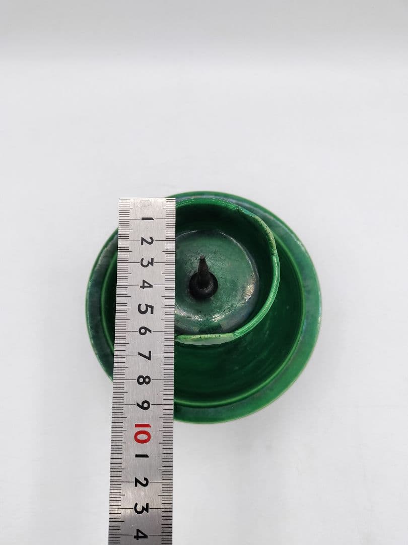 d137 小燈 青楽 紙箱 茶道具 古物